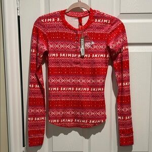 SKIMS Plush Pointelle Pajama Set